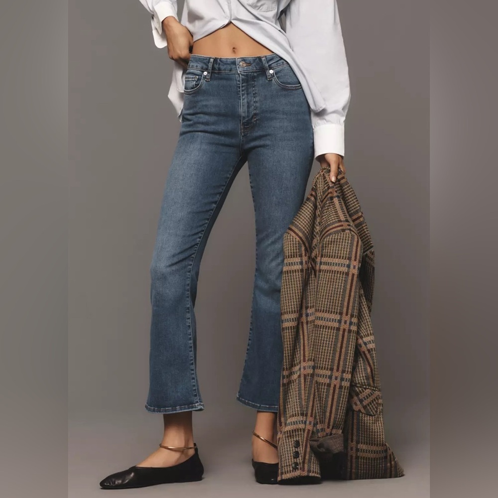 FRAME Le Crop Mini Boot High Waist Jeans